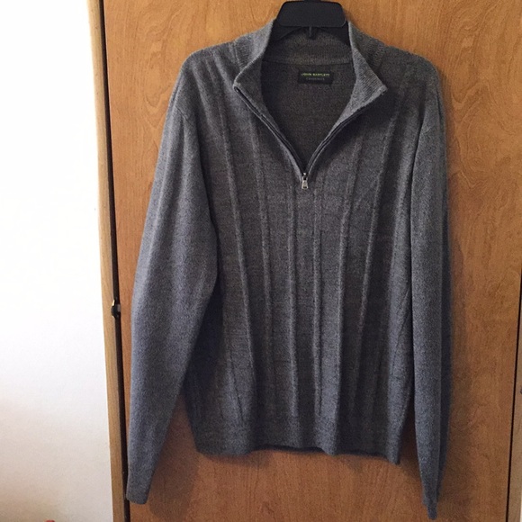Men’s Zip Top Sweater, Size Large - Picture 2 of 5